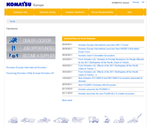 komatsu-kohag.com: Komatsu Europe
Komatsu Europe