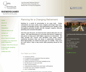 mysuccessfulretirement.com: Carril-Sponseller Retirement Group of | Sun City Center, FL
Our group practice is focused on the needs of Retirees - with emphasis on Creating Current Income, Tax Management, and Estate Planning solutions for retirees in the Sun City Center community of Central Florida.  
