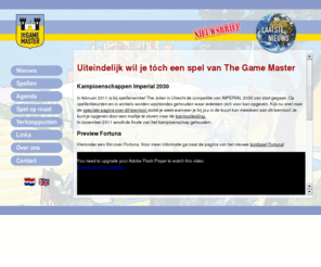 thegamemaster.nl: The Game Master - Spellen voor iedereen - Homepage
The Game Master is een uitgeverij van bordspellen en kaartspellen. The Game Master ontwikkelt bordspellen en kaartspellen voor: Consumenten, Winkeliers, Bedrijven en Specifieke doeleinden