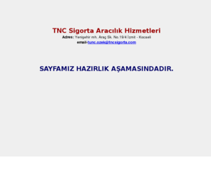 tncsigorta.com: Tunç Özek - TNC Sigorta Aracılık Hizmetleri
