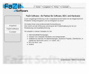 fazitsoftware.de: Untitled Document
