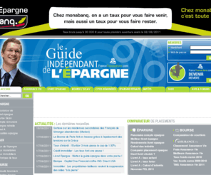 guideepargne.mobi: Epargne, placement assurance-vie, livret A  Z, bourse : guide de l'pargne
Epargne, Livret A  Z et placement financier : Le guide indpendant de l'pargne vous permet de retrouver les offres de placements financiers : assurance-vie, livret pargne, bourse, compte rmunr, PERP. Tous les dtails pour gagner plus d'intrts avec votre argent !