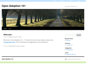 openadoption101.com: Open Adoption 101 | Just another WordPress site
