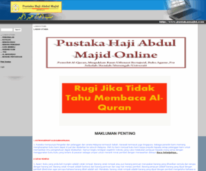 pustakamajid.com: pustaka haji abdul majid
Pustaka Haji Abdul Majid