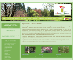 rosebambu.com: Le Rose e i Bambù - Agriturismo Porto Potenza Picena - Agriturismo Marche Provincia Macerata (MC) - Italy
L’azienda agrituristica Le rose e i bambù è dolcemente adagiata sulle colline marchigiane, di cui si gode spettacolare e suggestiva veduta, nella zona di Potenza Picena a circa 100 metri sul livello del mare.