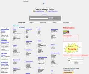 todositios.com: Todo Sitios - Web de enlaces utiles de España
Portal de sitios en España. Pagina perfecta para convertirse en su pagina de inicio. Acceda a todo lo mas buscado de la red desde una sola web.