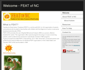 featofnc.org: Welcome - FEAT of NC
autism treatment, autism, education