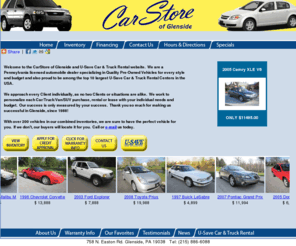 philadelphiaautolease.com: CarStore of Glenside
CarStore of Glenside.. Making Car Ownership Surprisingly Affordable!