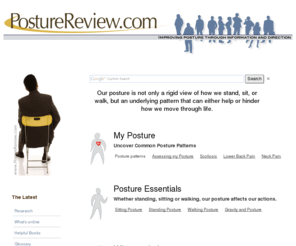 posturereview.com: Information and resources for improving posture
Information and resources for improving Posture, Health, and Wellbeing.