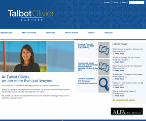 talbotolivier.com.au: Talbot Olivier - Legal Services (Perth, WA)
Â  ...