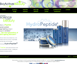 bioactivebeauty.com: Anti Ageing products | Hydropeptide Skincare |Anti Ageing Peptides & Plant Stem Cells|Where Science meets Beauty| BioActiveBeauty
Hydropeptide Anti ageing, Anti Wrinkle skincare product range using Anti Ageing peptides and plant stem cells to reduce wrinkles at BioActiveBeauty