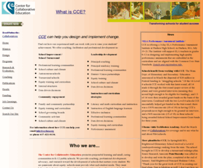 cce.org: Center for Collaborative Education
