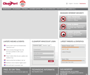 cleanport.co.uk: CleanPort - Managed Internet Security
CleanPort is the leading internet security provider for the business and ISP. CleanPort has developed an effective fully managed solution to protect against spam, viruses and fraude. It offers breakthrough performance, ease of use and low total cost of ownership.