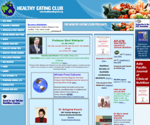 healthyeatingclub.com: Healthy Eating Club:Asia Pacific Journal Clinical Nutrition,on-line nutrition course,African food culture
