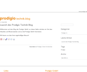 continuous-coding.org: prodigio.technik.blog | Technik Blog der Prodigio GmbH
Technik Blog der Prodigio GmbH