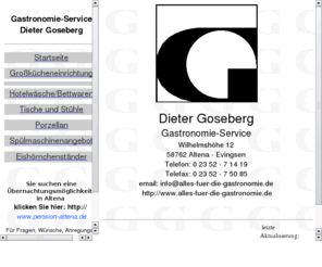 gastronomieshop.com: Gastronomieservice Dieter Goseberg
