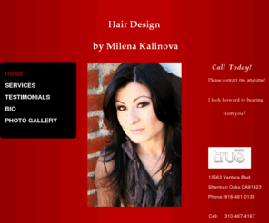 milenakalinova.com: Hair design by Milena Kalinova - Home
Hair design by Milena Kalinova