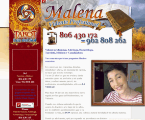 tarotmalena.com: Tarot Malena, Tarotista, Vidente Natural, Clarividente, Astróloga
Tarot Malena, Vidente Malena, Vidente profesional, Tarot, Videncia y Canalizadora