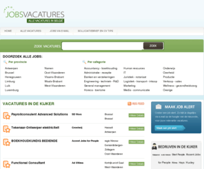 vacaturesonderwijs.net: Jobs Vacatures - jobs en vacatures in België
Jobsite - jobs en vacatures in België