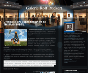 galerierolfruckert.com: Galerie Rolf Ruckert, galerie de peintures et de sculptures à Paris
La Galerie Rolf Rückert est une galerie d'Art contemporain, située 4 rue Miromesnil (à deux pas du Faubourg St. Honoré) dans le 8ème arrondissement de Paris. Animée par Axel Rolf Rückert et son épouse Carole, elle prend la succession de la Galerie Dragon, très connue dans les années 1960.
Nous exposons régulièrement des artistes français et internationaux confirmés dont les œuvres expriment une créativité positive et engagée. 
Ouverture du mardi au vendredi de 15h à 19h et sur rendez-vous. 