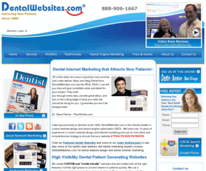 dentalwebsites.co.uk: Dental Websites - Dental Internet Marketing that Attracts New Patients!
Dental Websites, Catering exclusively to Dentists since 1998, DentalWebsites.com creates world-class CUSTOM websites that are optimized for TOP search engine placement.