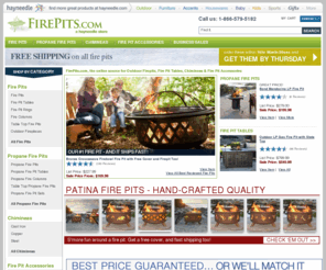 firepitcenter.com: Shop Outdoor Fire Pits, Chimineas & Fire Pit Accessories at FirePits.com
Enjoy the outdoors with a fire pit from Fire Pits. Shop a variety of propane gas & wood burning outdoor firepits, fire pit tables & chimineas for sale up to 30% off!