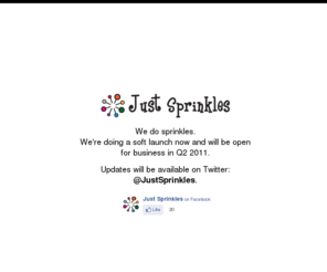 justsprinkles.com: Just Sprinkles
We're a niche supplier of sprinkles in multiple varieties and colors targeted at bakeries, event planners, special interest groups and folks that love sprinkles!.