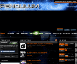 pendulum.com: THE OFFICIAL PENDULUM WEBSITE | www.pendulum.com
Out Now - Officially buy new album 'Immersion', Buy music, CD's, MP3's, Merchandise and Tickets from the Official Pendulum UK Website | pendulum.com
