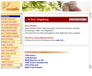 seninfo.de: Willkommen bei sen-info - das Info-Center für Senioren
Janus-Online - Das Infocenter für Senioren