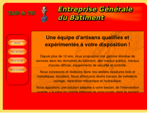 tad-ts.com: TAD&TS Travaux d'Accès Difficile et Travaux Spéciaux
TAD & TS - Travaux d'Acces Difficile et Travaux Speciaux - Tous types de travaux Batiment neuf et renovation - Travaux publics - Industrie.