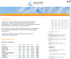aaltocapital.com: Aalto Capital Oy
