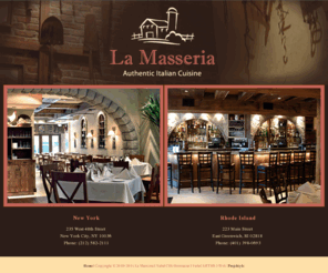 masseriari.com: La Masseria Ristorante - Our Wonderful Italian Restaurant is located in New York City and Rhode Island, East Greenwich
