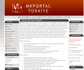 mkportal.gen.tr: MKPortal Türkiye
Birçok forum sistemi ile entegre olabilen portal sistemi MKPortal'ın Türkçe destek sitesi.