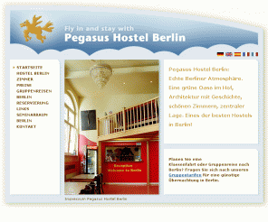 pegasushostel.de: Pegasus Hostel Berlin - Eines der besten Hostels in Berlin
Pegasus Hostel Berlin liegt zentral im Szene-Bezirk Friedrichshain. Alle Zimmer sind hell, geräumig und neu renoviert. Jugendherberge für Gruppen.