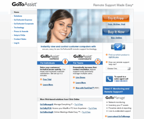 g2aexpress.com: Remote Support And Remote Support Services | GoToAssist
Remote support services that are fast, simple and secure for individuals and businesses.