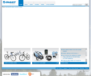 giantbicyclestores.info: Giant Stores
Giant Stores offical site provides Giant's latest bikes, accessories, news, promotions, events, and where to find stores near you.