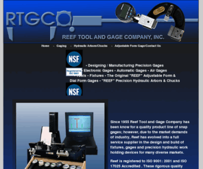 reeftoolandgage.net: Reef Tool and Gage Company, Inc. - Precision multicheck gaging systems.
Precision multicheck gaging systems.