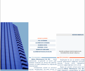 akkaraluminyum.com: Akkar Alüminyum - Pvc Ltd. Şti. / Kurumsal Web Sayfaları
