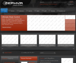 chileanwoods.com: Zephyr - August 2010 Template Demo
Joomla! - el motor de portales dinmicos y sistema de administracin de contenidos