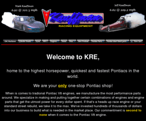 kreracing.com: Kauffman Racing Equipment
High Performance Pontiac Parts