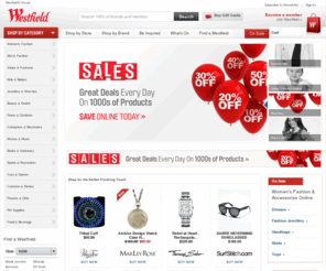 westfield.com.au: Westfield Online Shopping - Buy Mens & Womens Clothing, Kids Toys & Computers - Australia
Online Shopping from Westfield. Buy Men's and Women's Clothing, Kids Toys, Computers, Movies and a wide range of other items online.