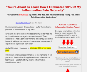 inflammationsolution.com: Inflammation Solution | Guide to Help Reduce Inflammation Pain
Inflammation solution system by Jason Emanuel. Learn how to reduce inflammation pain and discover the causes of inflammation