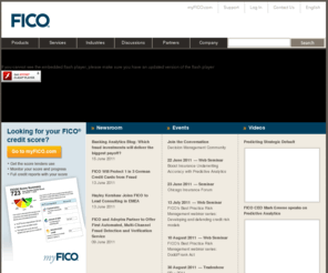 vericompfraudfiles.net: Decision Management - Predictive Analytics - FICO

	Advance your Decision Management with FICO solutions powered by predictive analytics.  Make every decision count.
	
