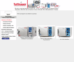 autoclavesandsterilizers.com: Sterilizers & Autoclaves from Med 90, Inc.
Brand New Tuttnauer Sterilizers - Autoclaves - Free Freight, Secure Online Transaction.