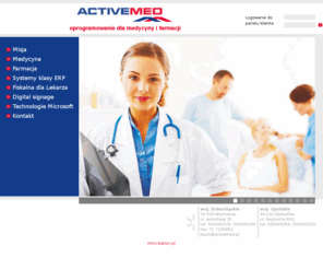 callfairytales.com: Activemed
Witamy w ActiveMED. Zajmujemy sie kompleskową obslugą informatyczną dla gabinetów, przychodni i szpitali....