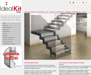 idealkit.net: Escaleras. Escaleras modulares de diseño. Escaleras de caracol en madera, metal, inox y cristal. Escaleras de interior y exterior.
Escaleras. Escaleras modulares de diseño. Escaleras de caracol en madera, metal, inox y cristal. Escaleras de interior y exterior.