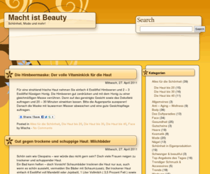 macht-ist-beauty.de: Macht ist Beauty!
Schönheit, Mode und Mehr!
