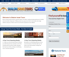 vipisraelhotels.com: Shalom Israel Tours –Private Tours & Group Travel in Israel
Private Israel Tours, Family Israel Vacations, Group Trips to Israel- Shalom Israel Tours will provide an experience that lasts a lifetime!