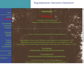 begraafplaats-zwijndrecht.nl: Begraafplaatsen Zwijndrecht
Begraafplaatsen Gemeente Zwijndrecht