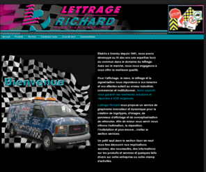 lettragerichard.com: Lettrage Richard - Affichage, Enseignes, Véhicules, Signalisation, Kiosque, Identification...
Lettrage Richard